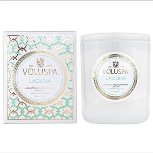 Voluspa Laguna White Candle